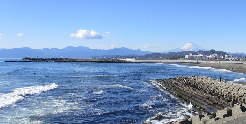 富士山と箱根連峰
